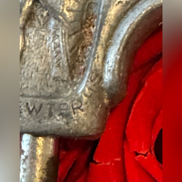 Vintage Norwegian Pewter T Handle Corkscrew Viking Ship Warrior Barware - Picture 6 of 7